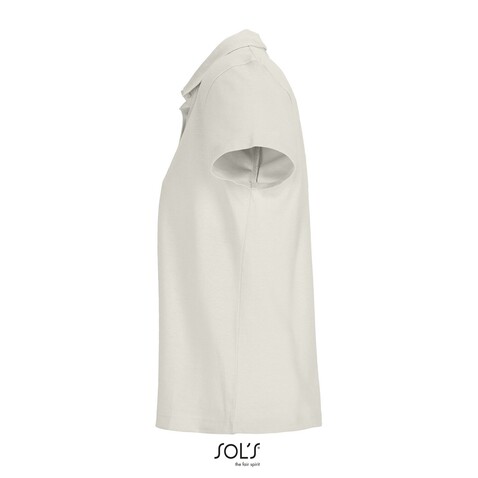 PULSE DAMEN POLO - Off-White bedrucken, Art.-Nr. S04501-WW-XXL