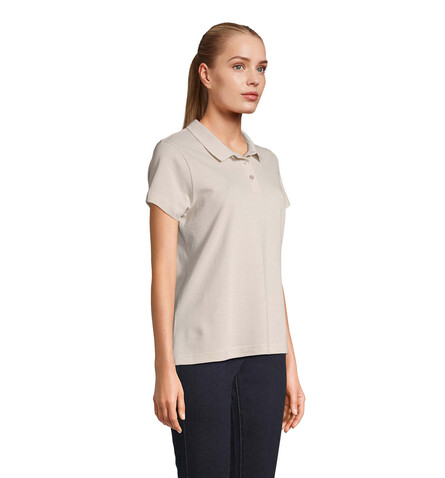 PULSE DAMEN POLO - Linen Twin bedrucken, Art.-Nr. S04501-LN-XL