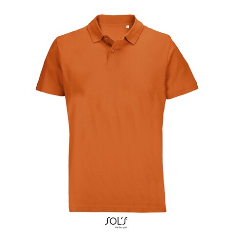 PULSE UNISEX POLO - Orange bedrucken, Art.-Nr. S04502-OR-L