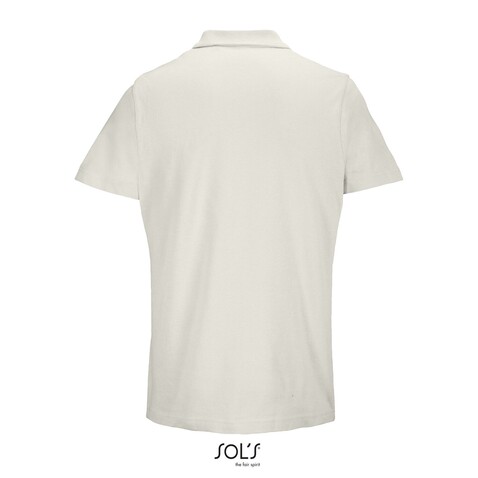 PULSE UNISEX POLO - Off-White bedrucken, Art.-Nr. S04502-WW-M PULSE UNISEX POLO - Off-White bedrucken, Art.-Nr. S04502-WW-M