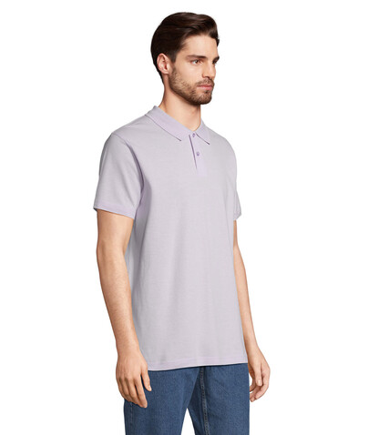 PULSE UNISEX POLO - Lilac bedrucken, Art.-Nr. S04502-LL-XL