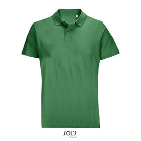 PULSE UNISEX POLO - Kelly Green bedrucken, Art.-Nr. S04502-KG-XXL