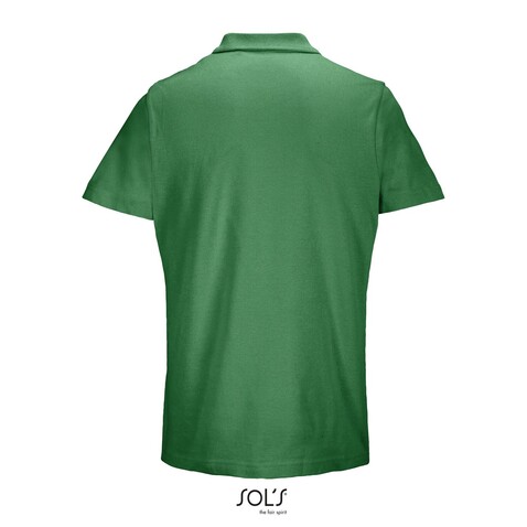 PULSE UNISEX POLO - Kelly Green bedrucken, Art.-Nr. S04502-KG-XXL