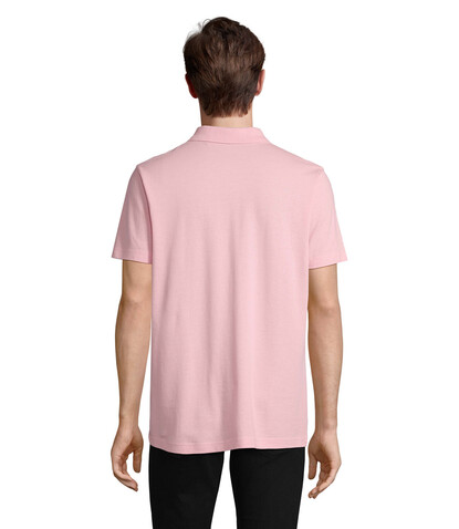 PULSE UNISEX POLO - Bonbon Rosa bedrucken, Art.-Nr. S04502-AX-S
