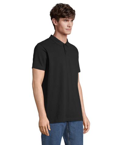 PULSE UNISEX POLO - Schwarz bedrucken, Art.-Nr. S04502-BK-XXL PULSE UNISEX POLO - Schwarz bedrucken, Art.-Nr. S04502-BK-XXL