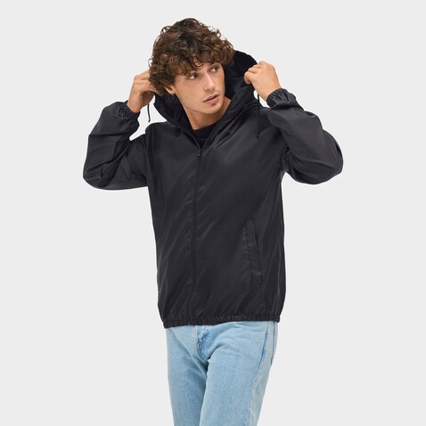 SHIELD WINDBREAKER - Schwarz bedrucken, Art.-Nr. S04758-BK-XS