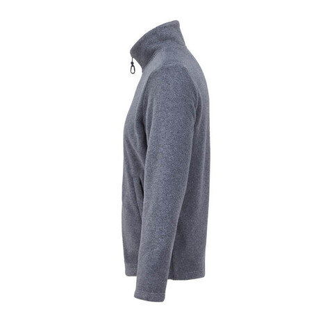 NITRO-JACKE MIT ZIPPER - Graue Melange bedrucken, Art.-Nr. S04759-GM-XXL