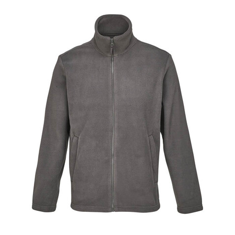NITRO-JACKE MIT ZIPPER - Anthrazitgrau bedrucken, Art.-Nr. S04759-CR-4XL
