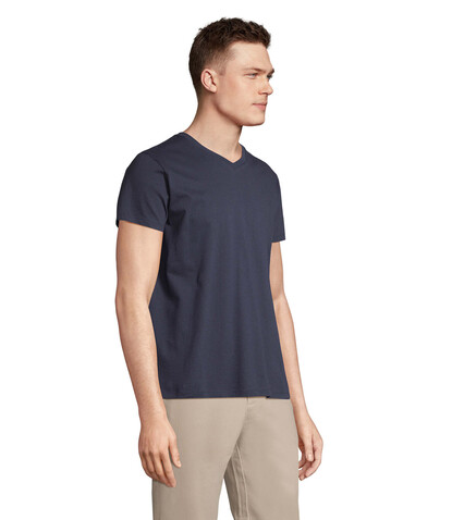REGENT V V-NECK T-SHIRT - French Navy bedrucken, Art.-Nr. S04765-FN-S REGENT V V-NECK T-SHIRT - French Navy bedrucken, Art.-Nr. S04765-FN-S