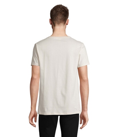 REGENT V V-NECK T-SHIRT - Off-White bedrucken, Art.-Nr. S04765-WW-L