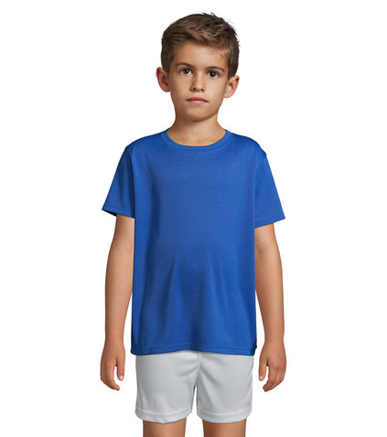 SPRINT KIDS SPORTS T-SHIRT - Royal Blue bedrucken, Art.-Nr. S04773-RB-L SPRINT KIDS SPORTS T-SHIRT - Royal Blue bedrucken, Art.-Nr. S04773-RB-L