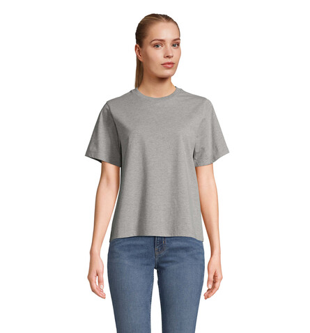 LEGEND DAMEN-T-SHIRT - Graue Melange bedrucken, Art.-Nr. S04776-GM-XXL LEGEND DAMEN-T-SHIRT - Graue Melange bedrucken, Art.-Nr. S04776-GM-XXL