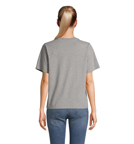 LEGEND DAMEN-T-SHIRT - Graue Melange bedrucken, Art.-Nr. S04776-GM-XXL LEGEND DAMEN-T-SHIRT - Graue Melange bedrucken, Art.-Nr. S04776-GM-XXL