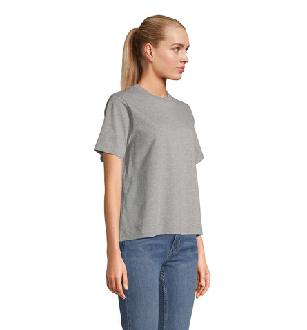 LEGEND DAMEN-T-SHIRT - Graue Melange bedrucken, Art.-Nr. S04776-GM-XXL LEGEND DAMEN-T-SHIRT - Graue Melange bedrucken, Art.-Nr. S04776-GM-XXL
