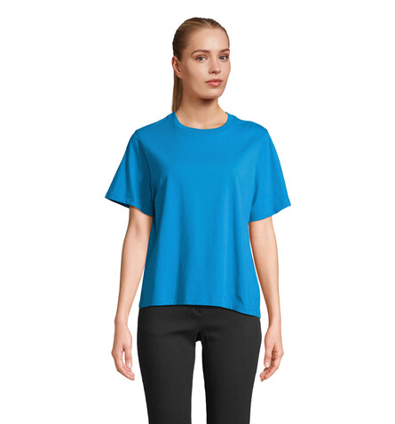 LEGEND DAMEN-T-SHIRT - Aqua bedrucken, Art.-Nr. S04776-AQ-S LEGEND DAMEN-T-SHIRT - Aqua bedrucken, Art.-Nr. S04776-AQ-S