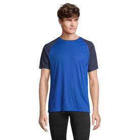 VORTEX RAGLAN T-SHIRT - French Navy/Royal Blue bedrucken, Art.-Nr. S04787-ET-XXL