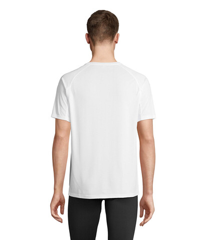 VORTEX RAGLAN T-SHIRT - White bedrucken, Art.-Nr. S04787-WH-XXL