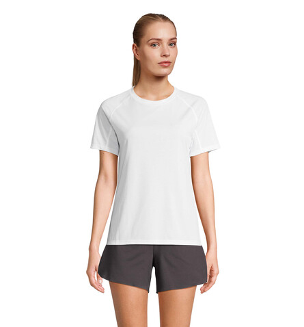 VORTEX WOMEN RAGLAN T-SHIRT - White bedrucken, Art.-Nr. S04788-WH-XS VORTEX WOMEN RAGLAN T-SHIRT - White bedrucken, Art.-Nr. S04788-WH-XS