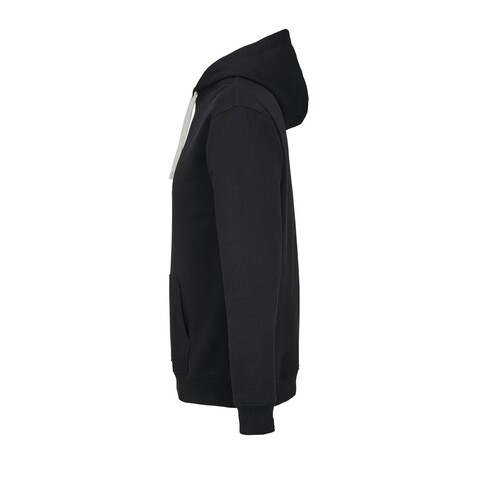 CAMERON HOODED SWEATSHIRT - Black/Grey Melange bedrucken, Art.-Nr. S04853-JK-XS CAMERON HOODED SWEATSHIRT - Black/Grey Melange bedrucken, Art.-Nr. S04853-JK-XS