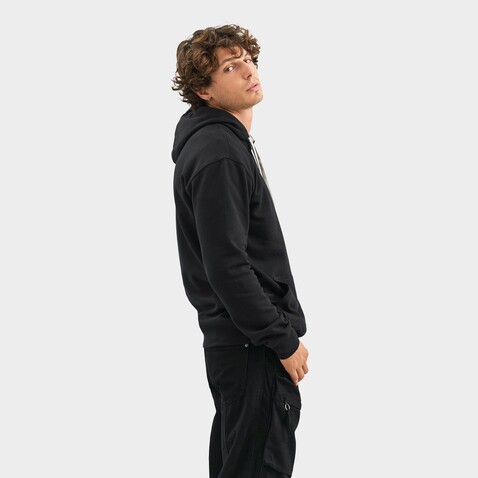 CAMERON HOODED SWEATSHIRT - Black/Grey Melange bedrucken, Art.-Nr. S04853-JK-XS CAMERON HOODED SWEATSHIRT - Black/Grey Melange bedrucken, Art.-Nr. S04853-JK-XS