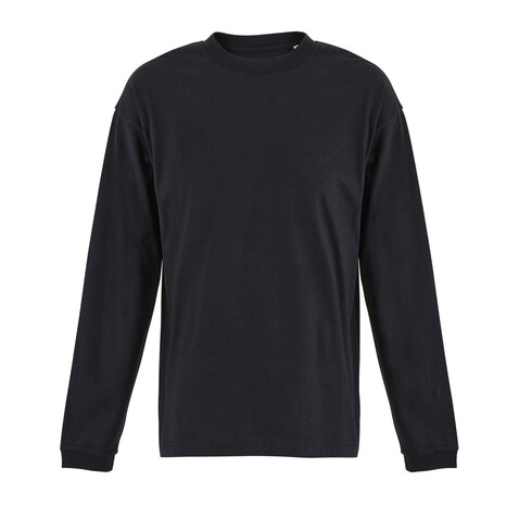 LEGACY LSL T-SHIRT 220g - Deep Black bedrucken, Art.-Nr. S04883-DB-S