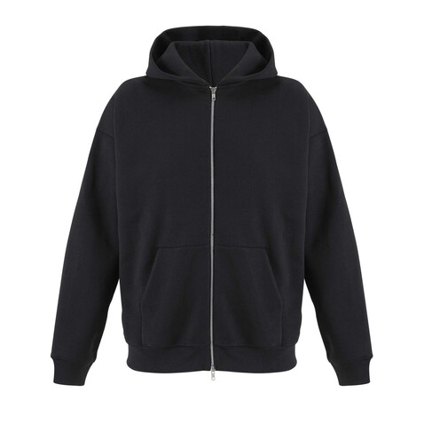 ELIOTT FULLZIP HOODIE - Schwarz bedrucken, Art.-Nr. S04884-BK-M