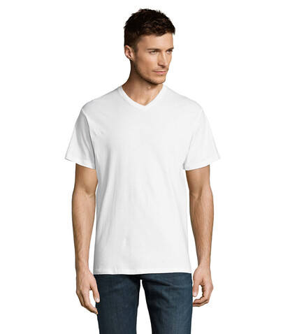 VICTORY HERRENT-SHIRT 150g - White bedrucken, Art.-Nr. S11150-WH-S