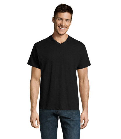 VICTORY HERRENT-SHIRT 150g - Deep Black bedrucken, Art.-Nr. S11150-DB-3XL VICTORY HERRENT-SHIRT 150g - Deep Black bedrucken, Art.-Nr. S11150-DB-3XL