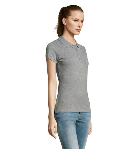PASSION DAMEN POLO 170g - Grau-Melange 2 bedrucken, Art.-Nr. S11338-GY-L PASSION DAMEN POLO 170g - Grau-Melange 2 bedrucken, Art.-Nr. S11338-GY-L