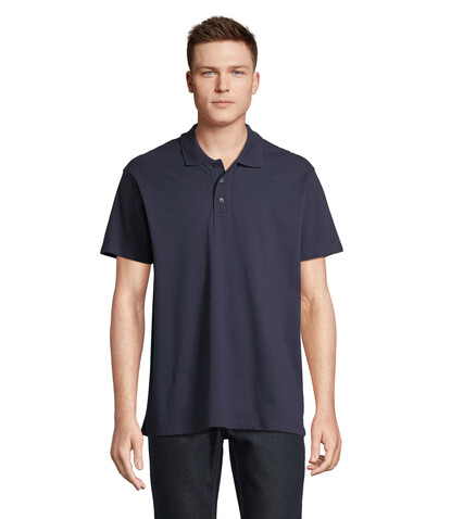 SUMMER II MEN Polo 170g - French Navy bedrucken, Art.-Nr. S11342-FN-L
