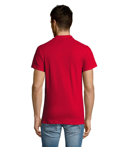 SUMMER II MEN Polo 170g - Red bedrucken, Art.-Nr. S11342-RD-XS