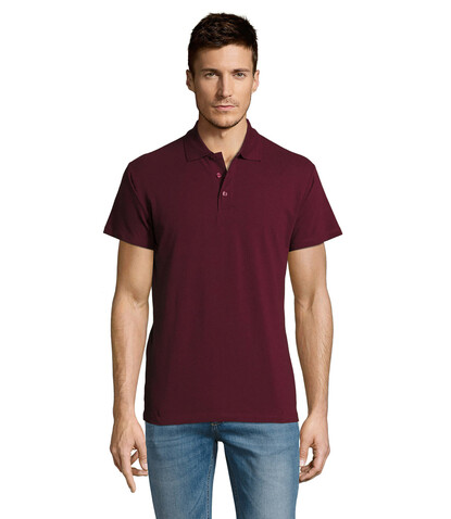 SUMMER II MEN Polo 170g - Burgundy bedrucken, Art.-Nr. S11342-BG-S