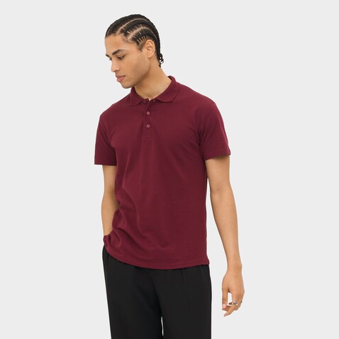 SUMMER II MEN Polo 170g - Burgundy bedrucken, Art.-Nr. S11342-BG-S