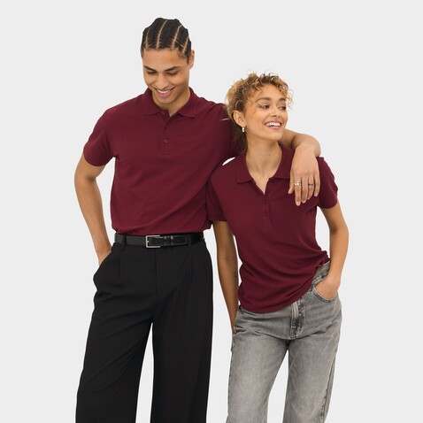 SUMMER II MEN Polo 170g - Burgundy bedrucken, Art.-Nr. S11342-BG-S
