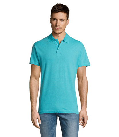 SUMMER II MEN Polo 170g - Atoll-Blau bedrucken, Art.-Nr. S11342-AL-XXL SUMMER II MEN Polo 170g - Atoll-Blau bedrucken, Art.-Nr. S11342-AL-XXL