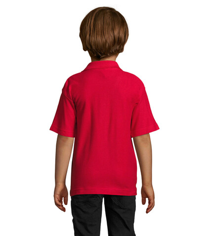 SUMMER II KIDS Polo 170g - Red bedrucken, Art.-Nr. S11344-RD-3XL
