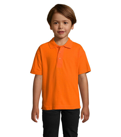 SUMMER II KIDS Polo 170g - Orange bedrucken, Art.-Nr. S11344-OR-4XL SUMMER II KIDS Polo 170g - Orange bedrucken, Art.-Nr. S11344-OR-4XL
