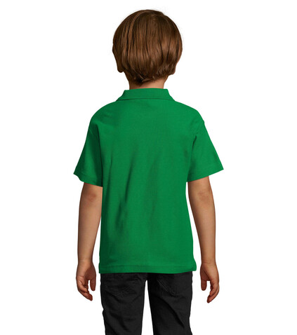 SUMMER II KIDS Polo 170g - Kelly Green bedrucken, Art.-Nr. S11344-KG-L SUMMER II KIDS Polo 170g - Kelly Green bedrucken, Art.-Nr. S11344-KG-L