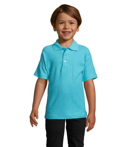 SUMMER II KIDS Polo 170g - Atoll-Blau bedrucken, Art.-Nr. S11344-AL-XL SUMMER II KIDS Polo 170g - Atoll-Blau bedrucken, Art.-Nr. S11344-AL-XL