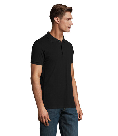 PERFECT MEN Polo 180g - Schwarz bedrucken, Art.-Nr. S11346-BK-L