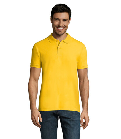 PERFECT MEN Polo 180g - Gold bedrucken, Art.-Nr. S11346-GO-XL PERFECT MEN Polo 180g - Gold bedrucken, Art.-Nr. S11346-GO-XL