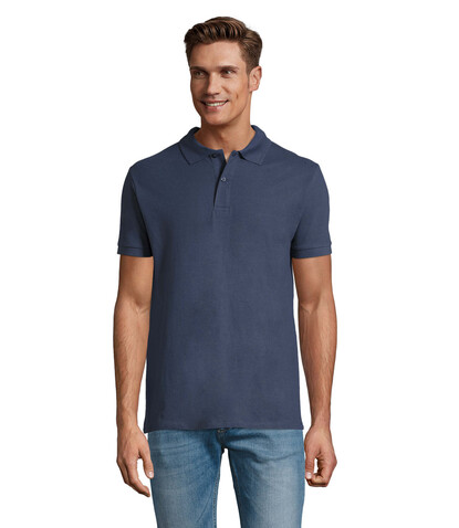 PERFECT MEN Polo 180g - Denim bedrucken, Art.-Nr. S11346-DM-XL