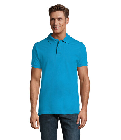 PERFECT MEN Polo 180g - Aqua bedrucken, Art.-Nr. S11346-AQ-S PERFECT MEN Polo 180g - Aqua bedrucken, Art.-Nr. S11346-AQ-S