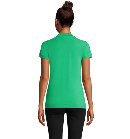PERFECT DAMEN POLO 180g - Frühlingsgrün bedrucken, Art.-Nr. S11347-EO-M