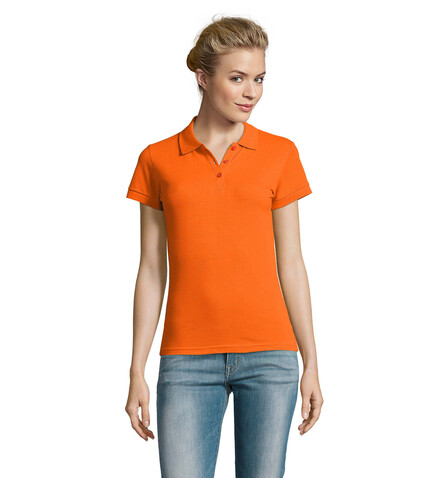 PERFECT DAMEN POLO 180g - Orange bedrucken, Art.-Nr. S11347-OR-XXL