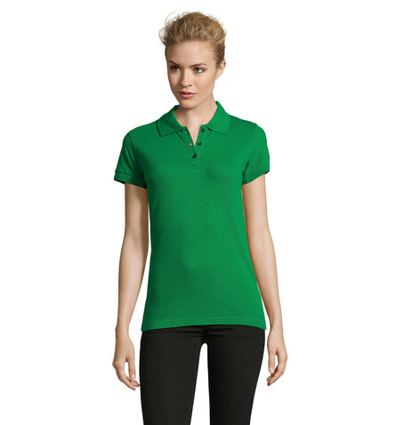 PERFECT DAMEN POLO 180g - Kelly Green bedrucken, Art.-Nr. S11347-KG-S PERFECT DAMEN POLO 180g - Kelly Green bedrucken, Art.-Nr. S11347-KG-S