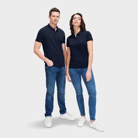 PERFECT DAMEN POLO 180g - French Navy bedrucken, Art.-Nr. S11347-FN-XL