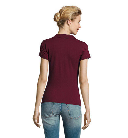 PERFECT DAMEN POLO 180g - Burgundy bedrucken, Art.-Nr. S11347-BG-XL