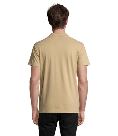 SPRING II MEN Polo 210g - Sand bedrucken, Art.-Nr. S11362-SA-XXL