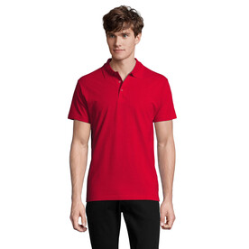 SPRING II MEN Polo 210g - Red bedrucken, Art.-Nr. S11362-RD-XXL